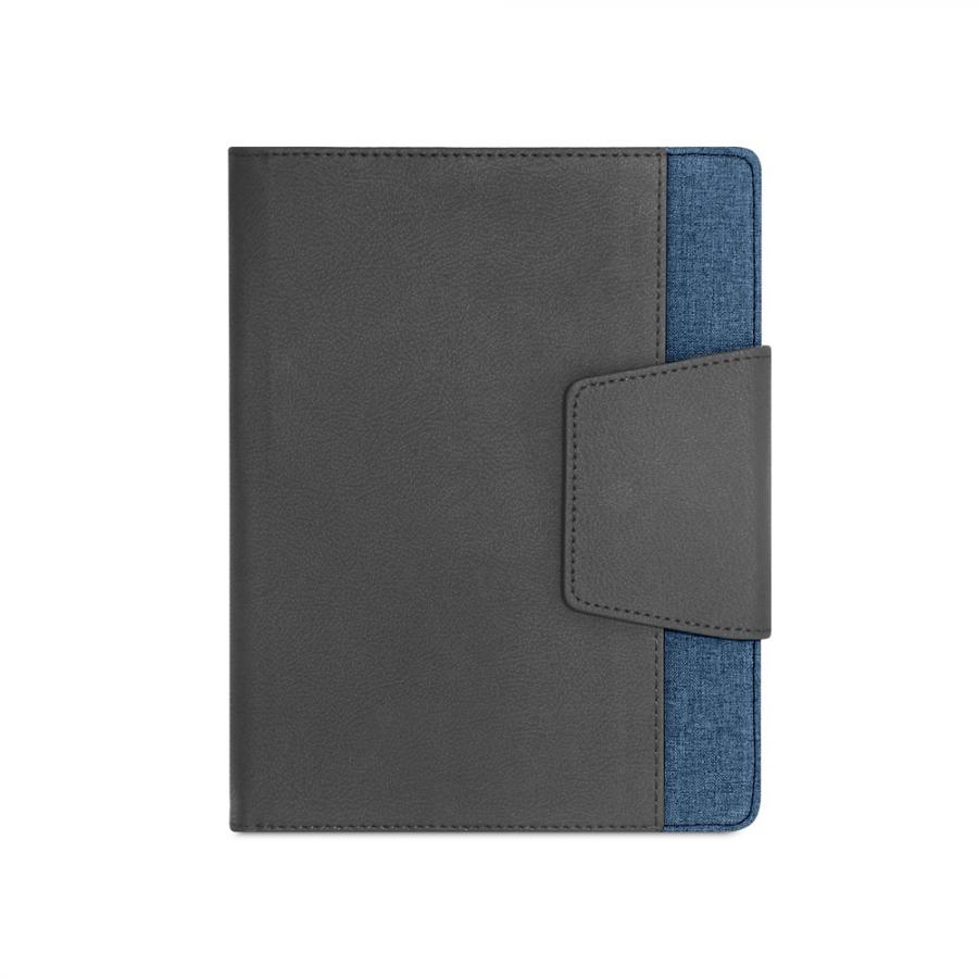 Capa com caderno