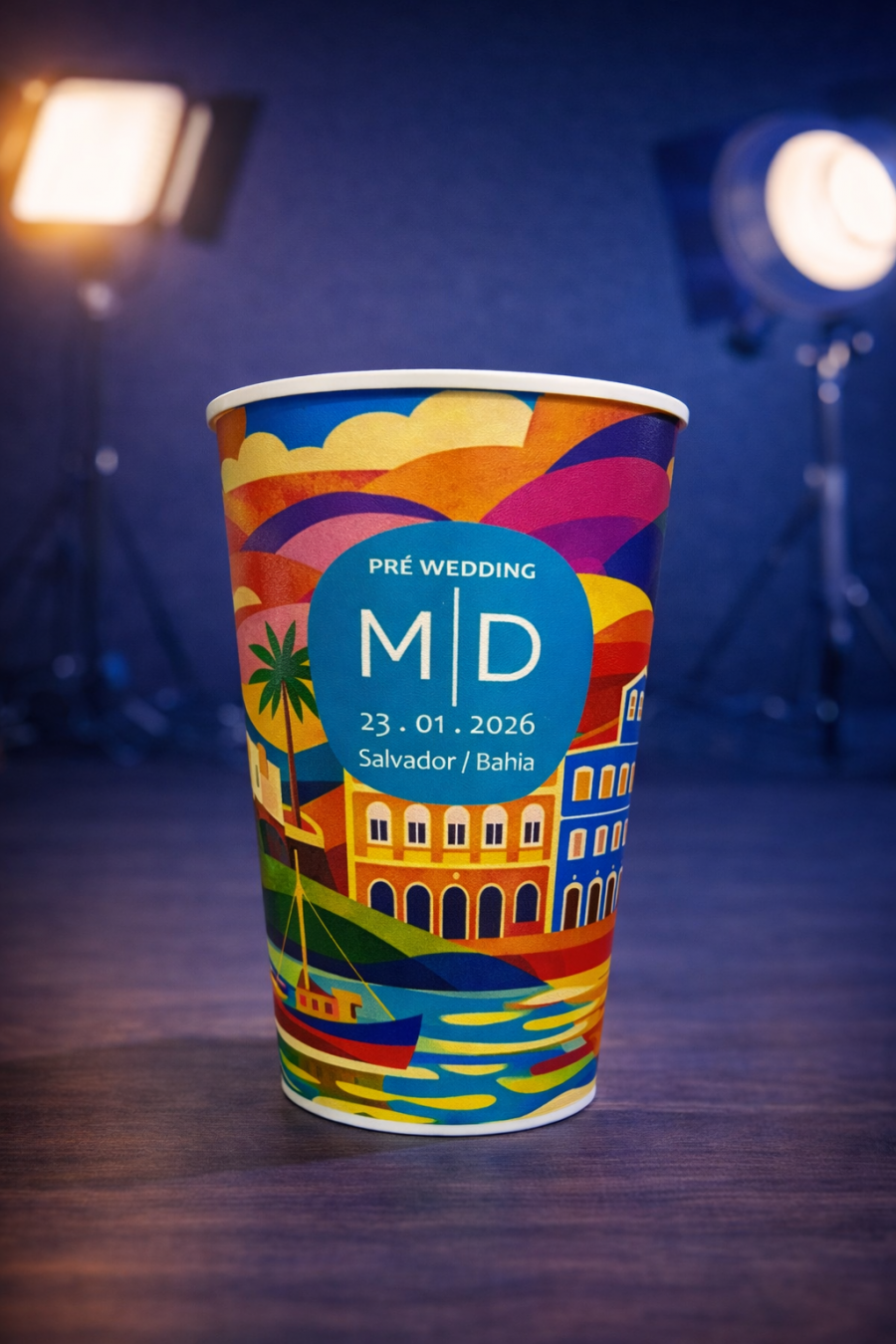 Copo Plástico Impressão 360º